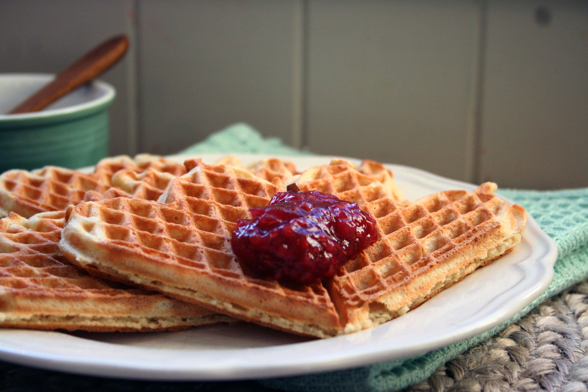 Gluten- og melkefrie surdeigsvafler