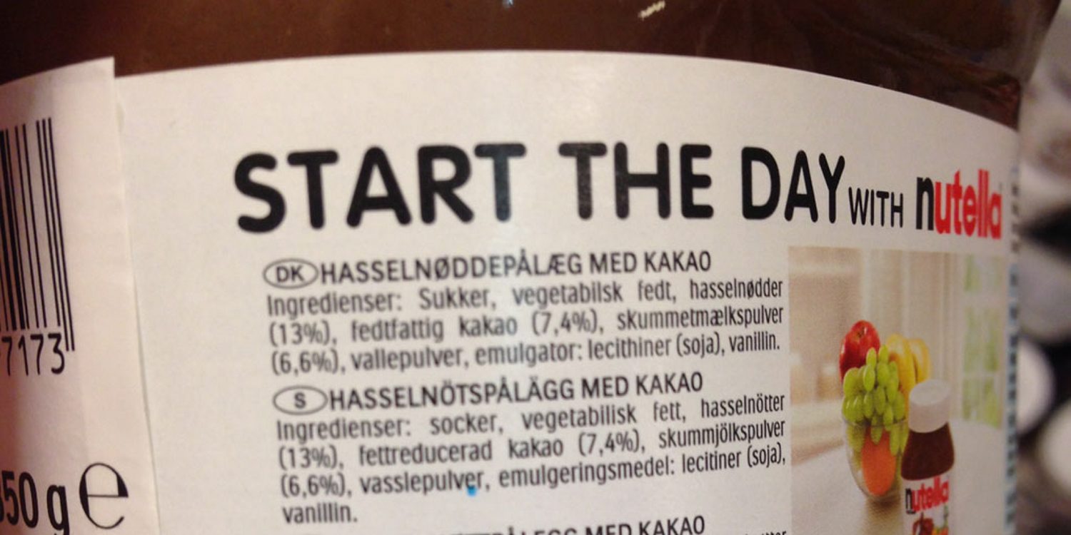 Nutella har 13 prosent nøtter. © Foto: Christopher Sjuve