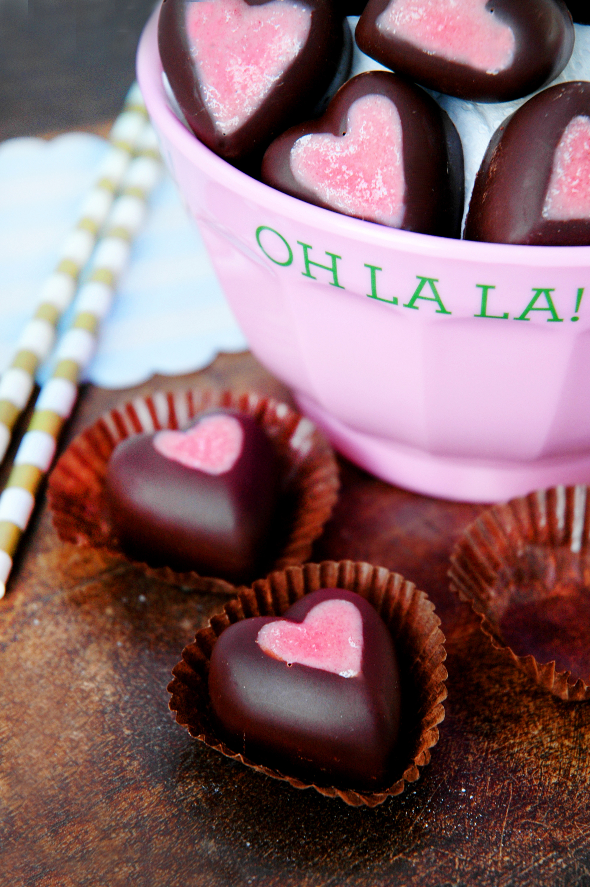 Bakelyst Valentineshjertesjokolader 1